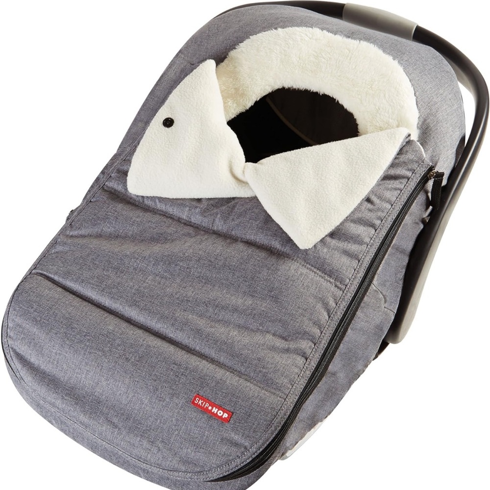 Skip Hop Winter Car Seat Cover, Stroll & Go, Heather Grey 16x3x27 Inch